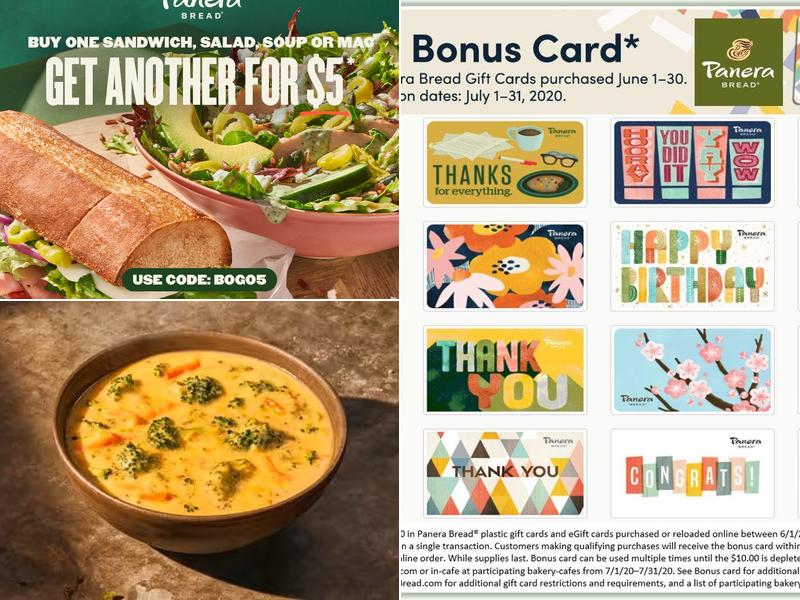 Panera Bread Menu