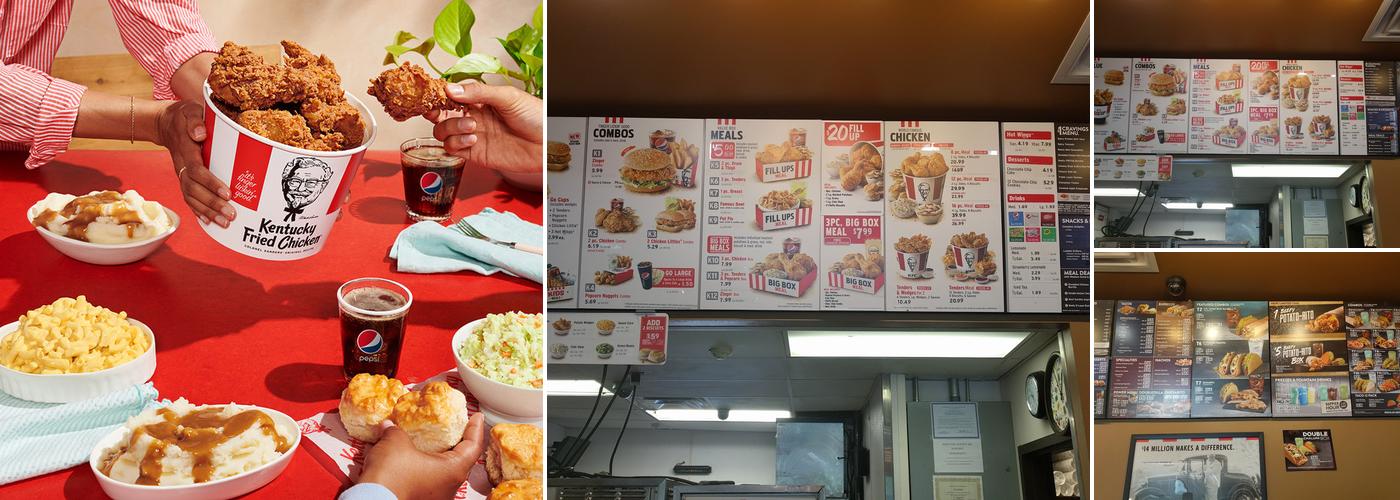 KFC Menu