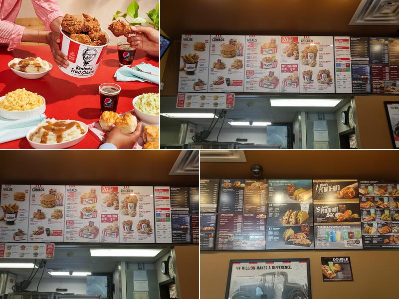 KFC Menu