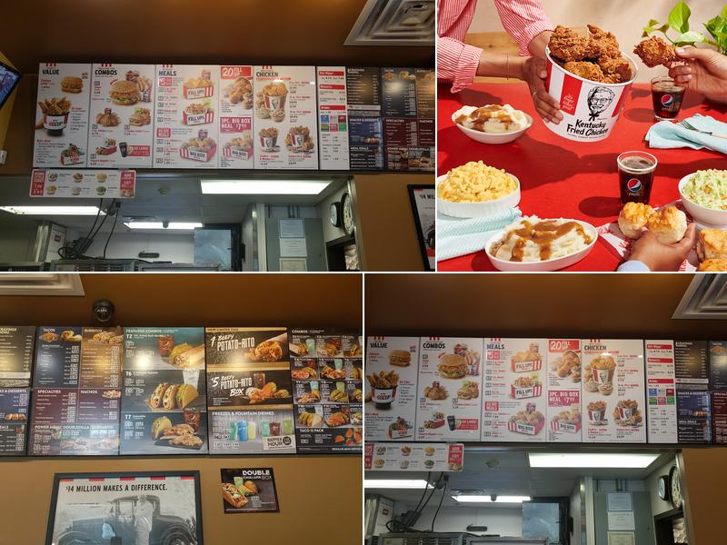KFC Menu