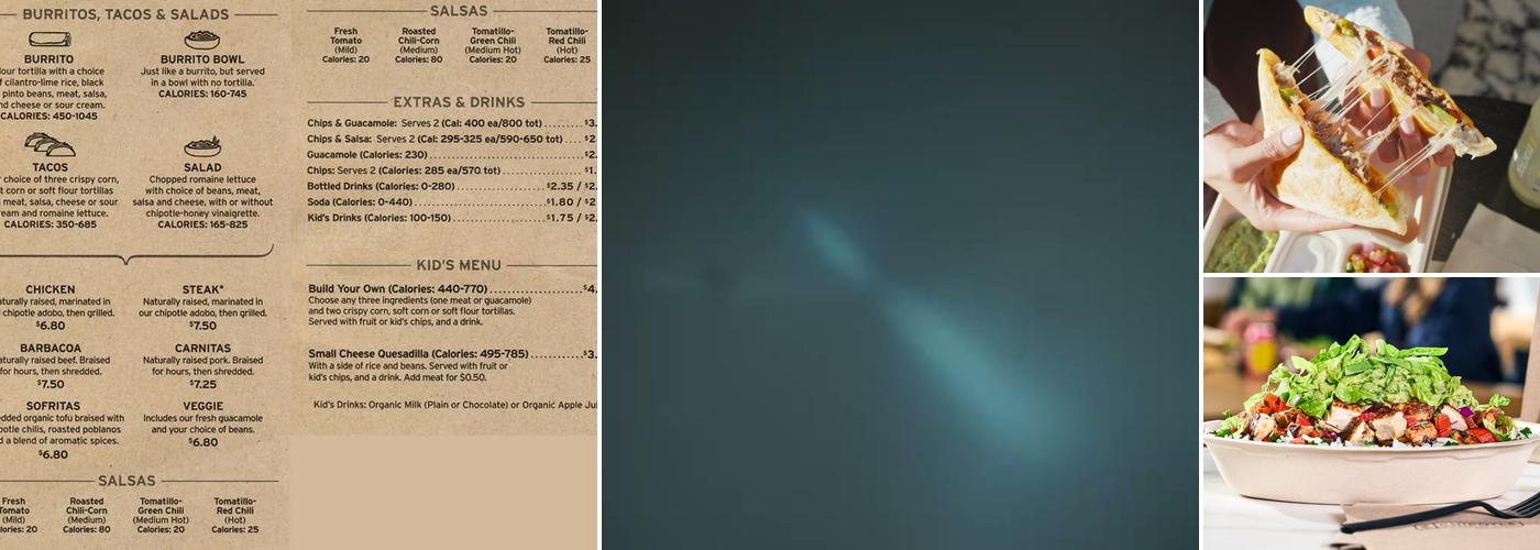 Chipotle Mexican Grill Menu