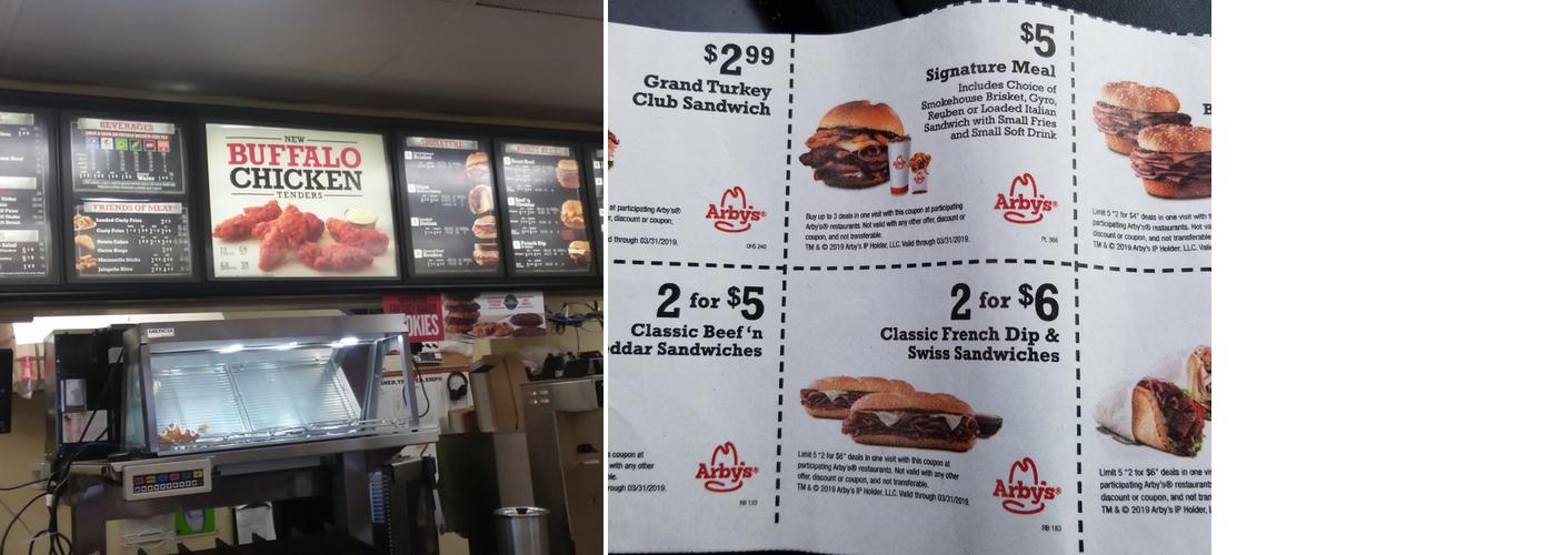 Arby's Menu