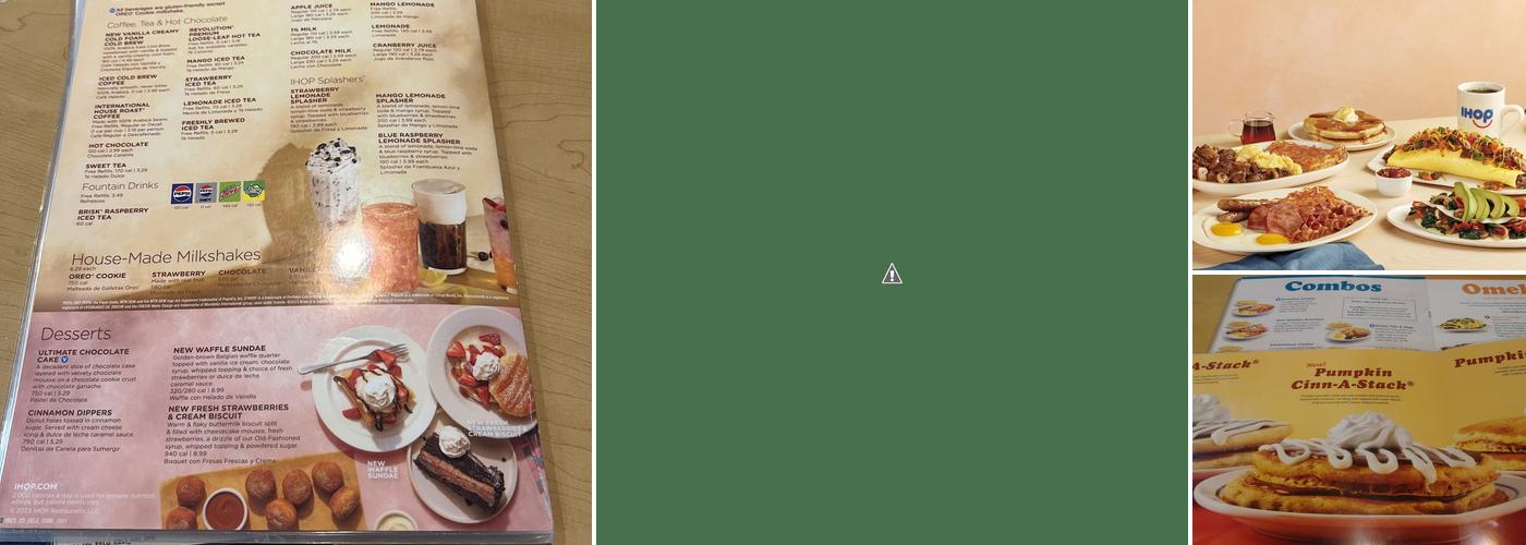 IHOP Menu