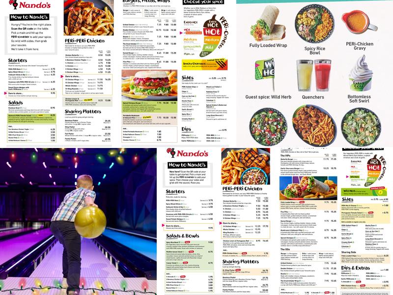 Nando's Wolverhampton - Bentley Bridge Menu