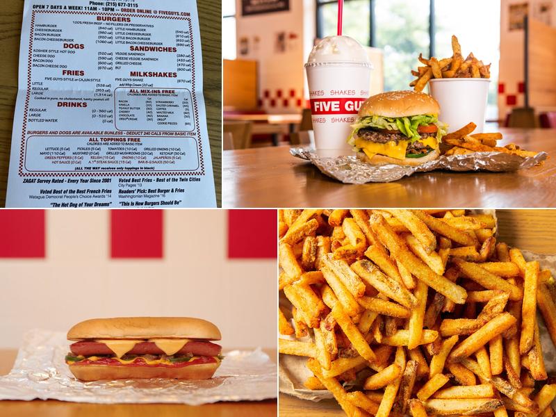 Five Guys Menu