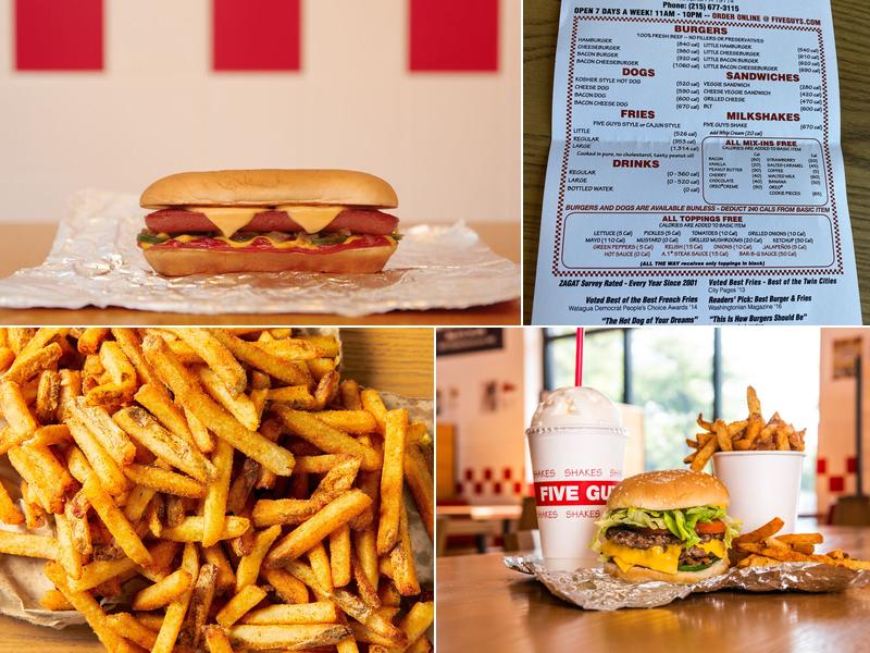 Five Guys Menu