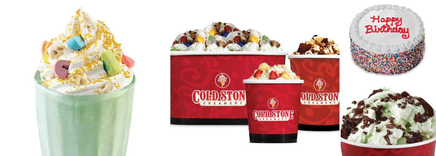 Cold Stone Creamery Menu