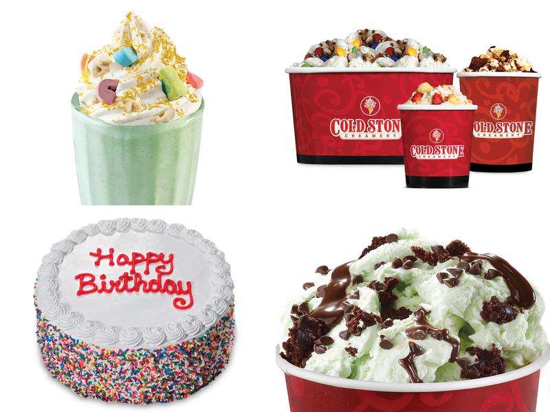Cold Stone Creamery Menu