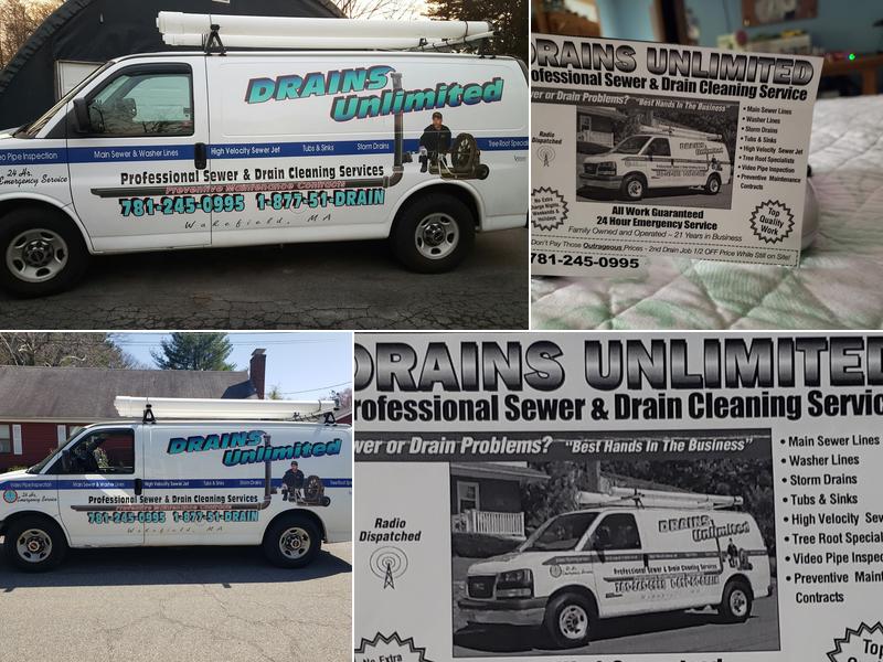 Drains Unlimited sewer and drain cleaning company
