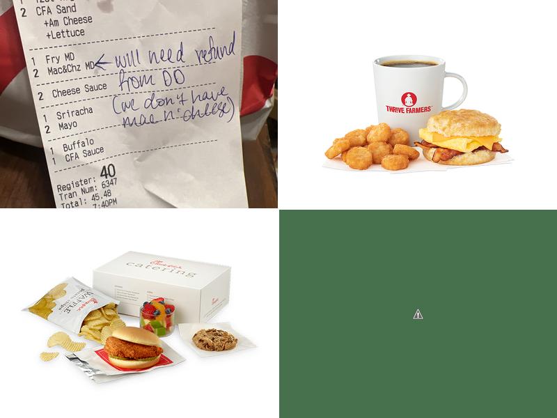 Chick-fil-A Menu