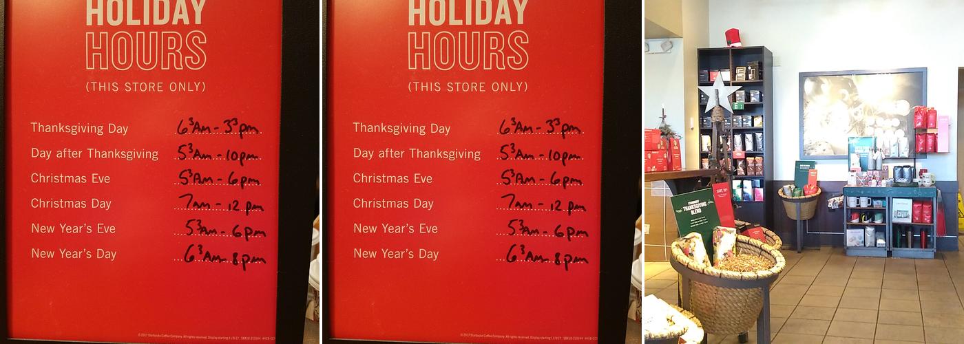 Starbucks Menu