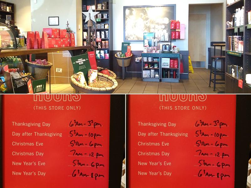 Starbucks Menu