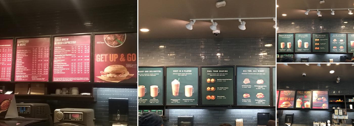 Starbucks Menu