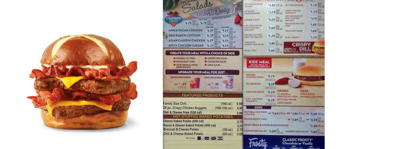 Wendy's Menu