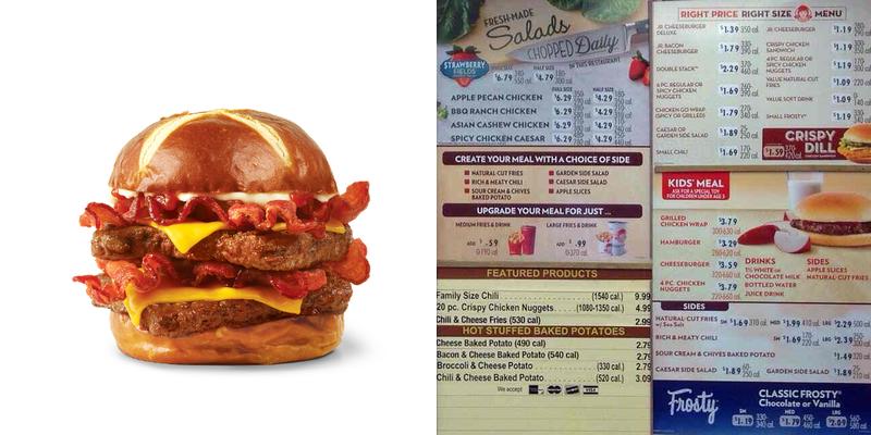 Wendy's Menu