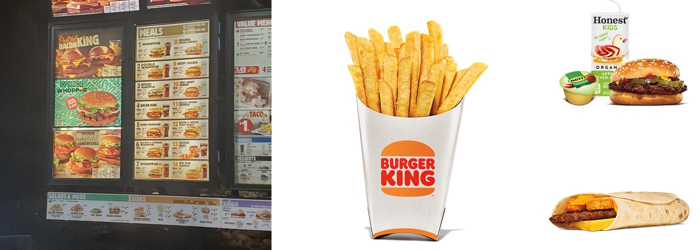 Burger King Menu