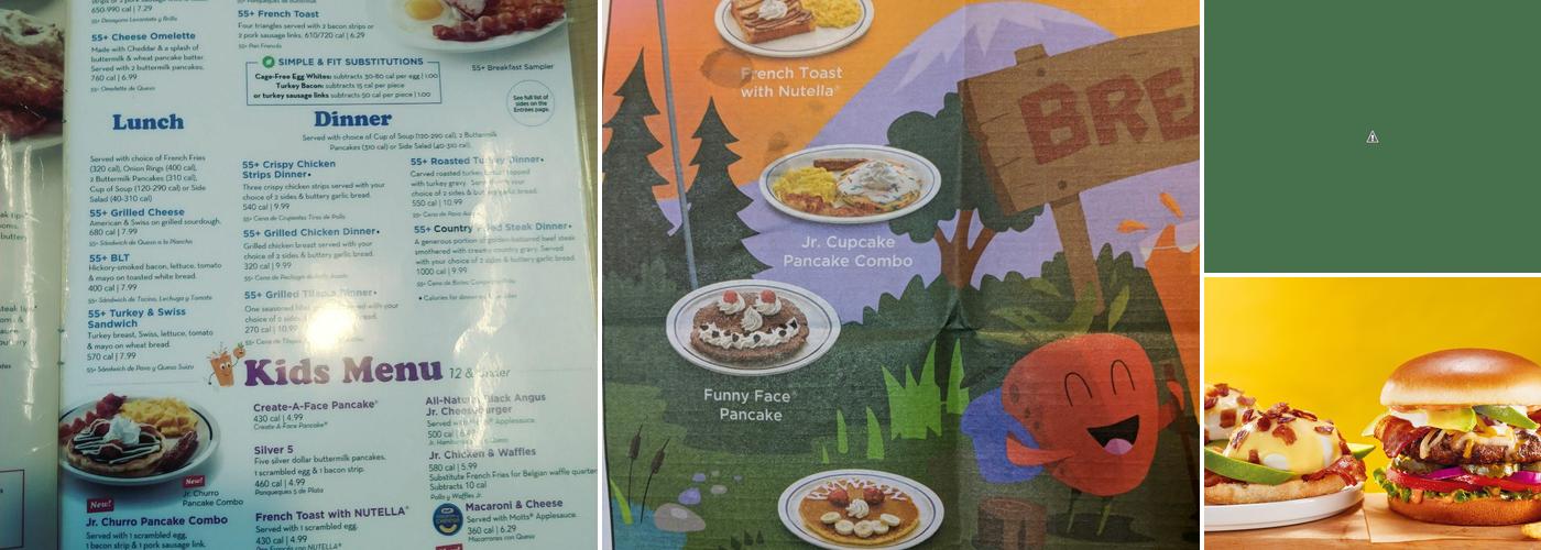 IHOP Menu