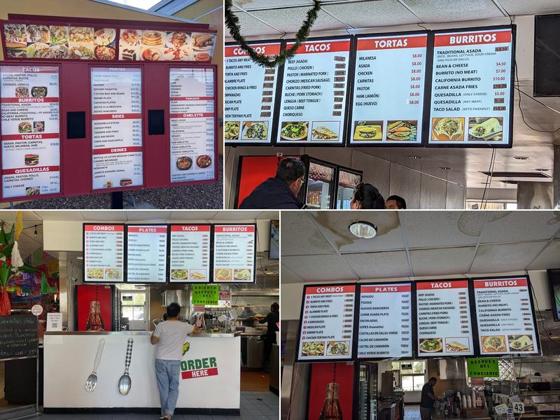 Alex's Mexican Grill Menu