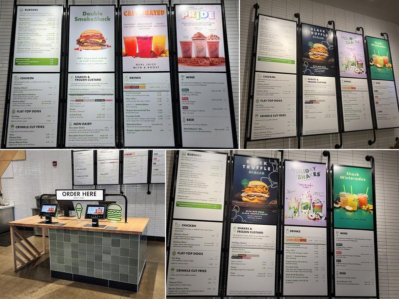 Shake Shack Polaris Menu