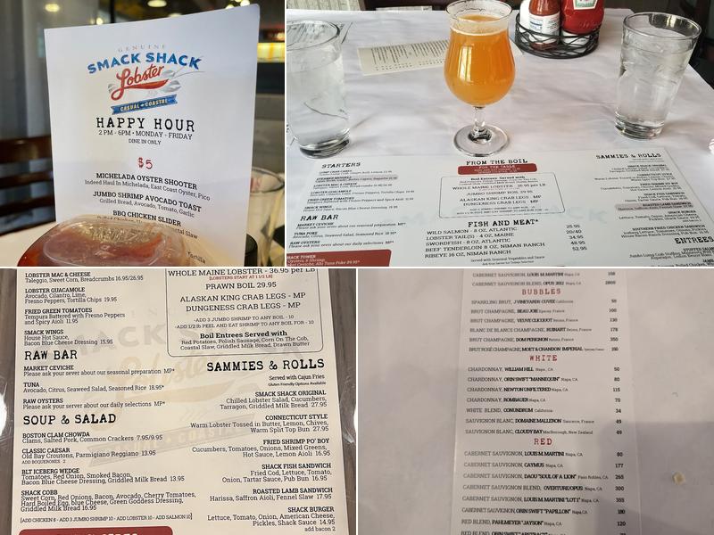 Smack Shack Menu