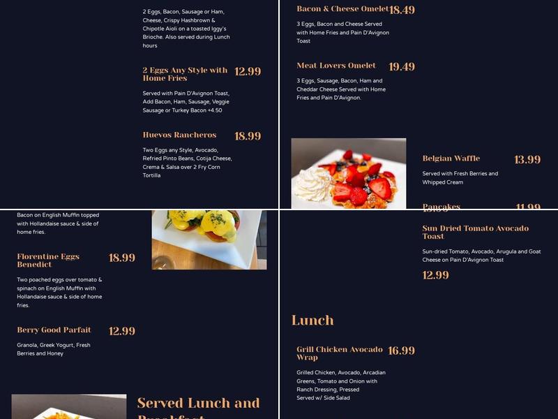 The Kitchen Cafe Brewster Menu