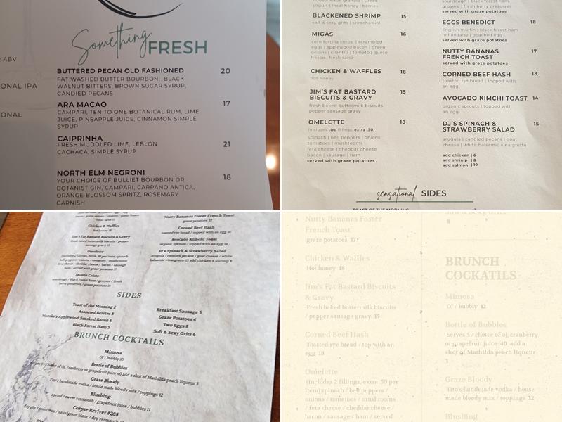 Graze Menu