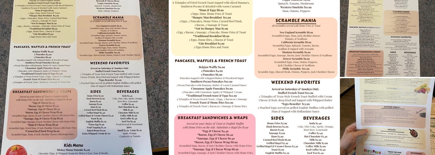 The Orchard Grille Menu