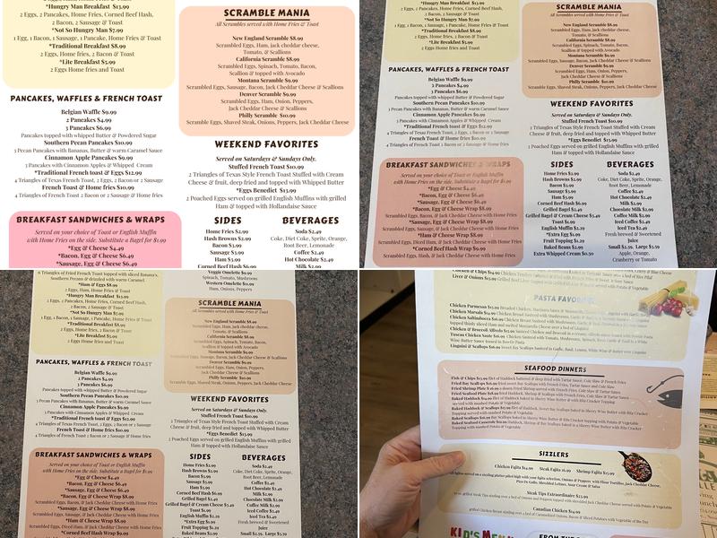 The Orchard Grille Menu