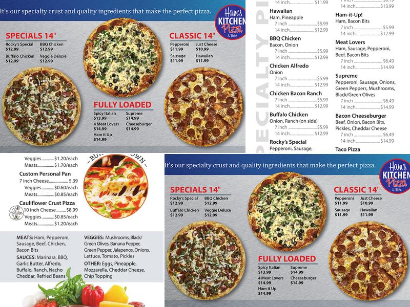 Ham's Kitchen Menu