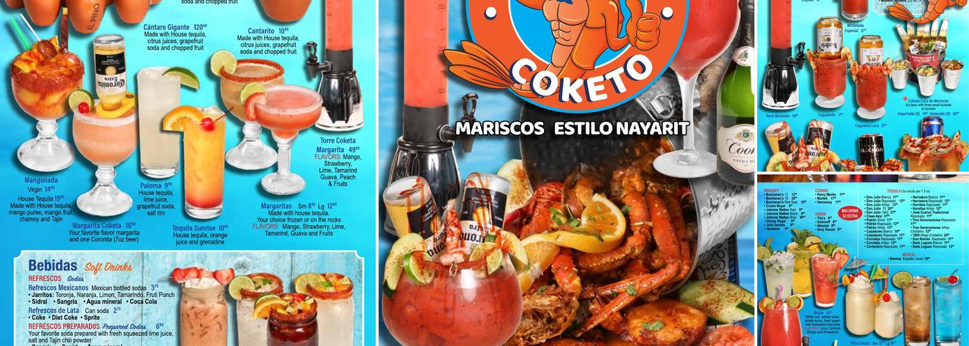 Mariscos El Camaron Coketo, Inc. Menu