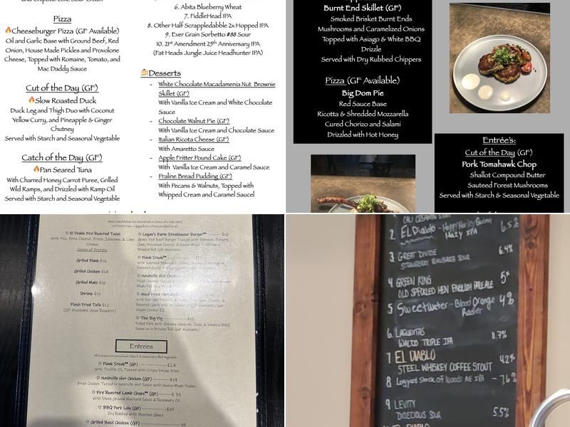 El Diablo Brewing Co. & Wood Fired Kitchen Menu