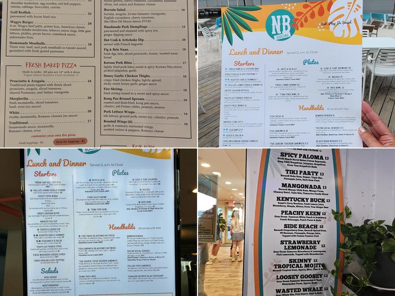 North Beach Social Menu