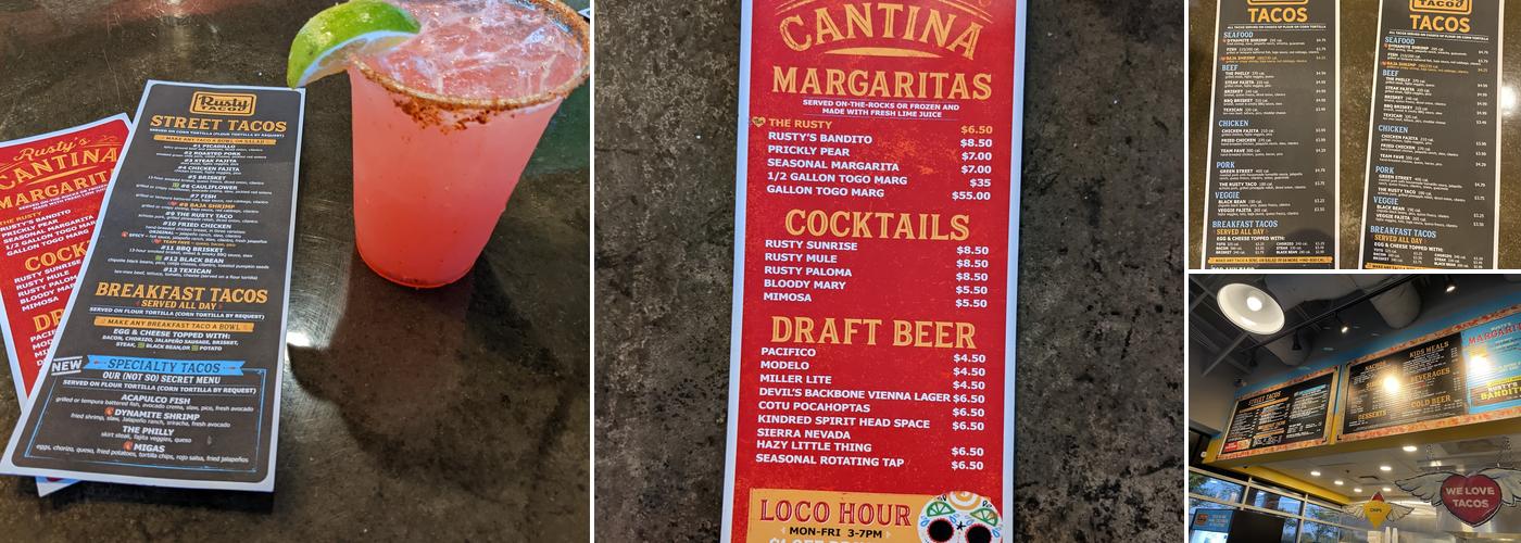 Rusty Taco Menu