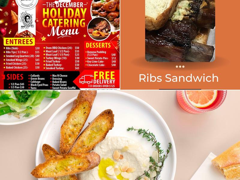 Ms Ella's Kitchen Menu