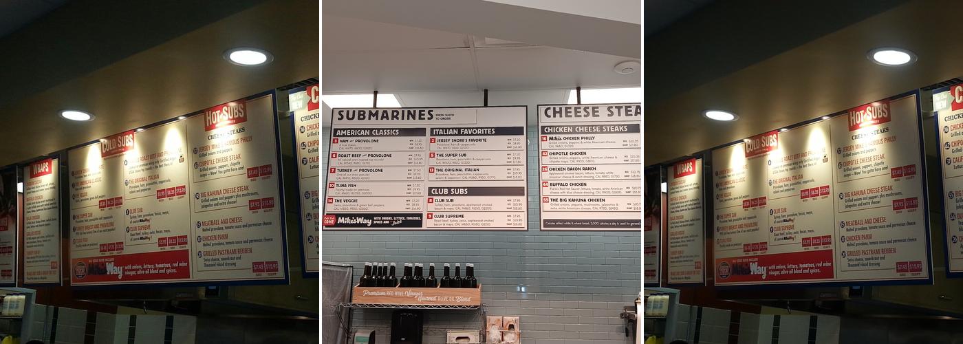Jersey Mike's Subs Menu