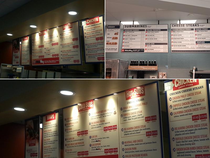 Jersey Mike's Subs Menu