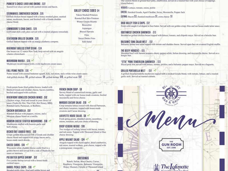 Riverfront Bar & Grill Menu