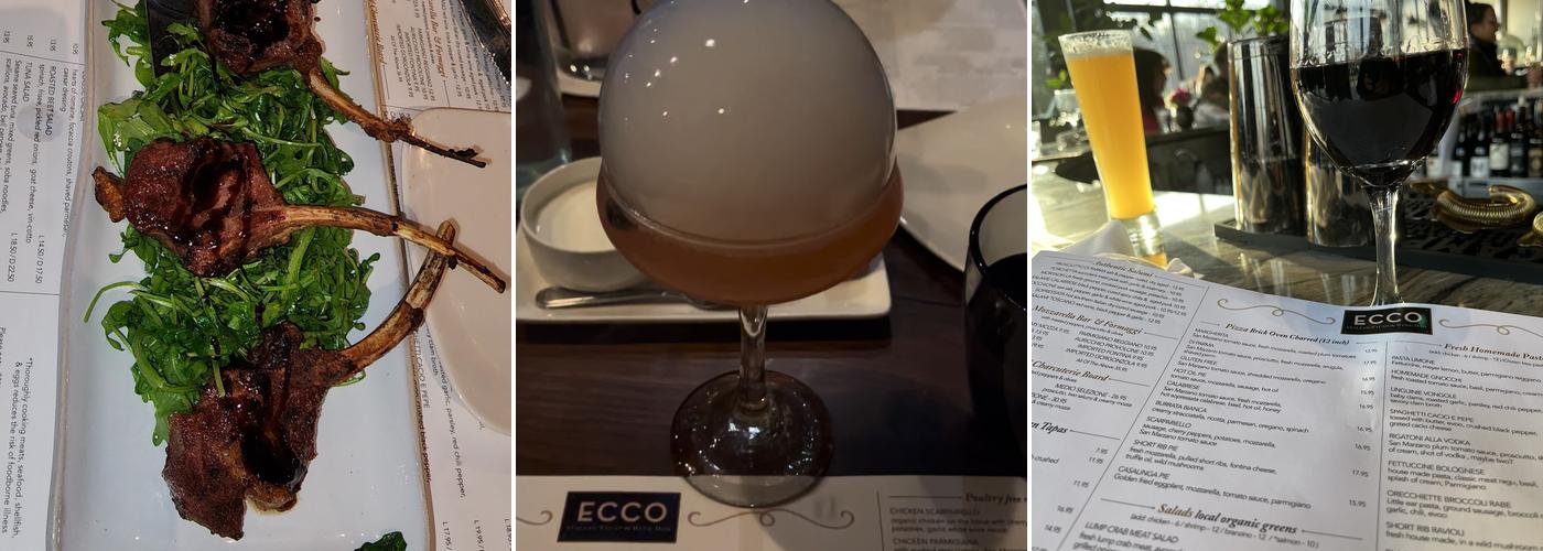 Ecco Wine Bar Menu