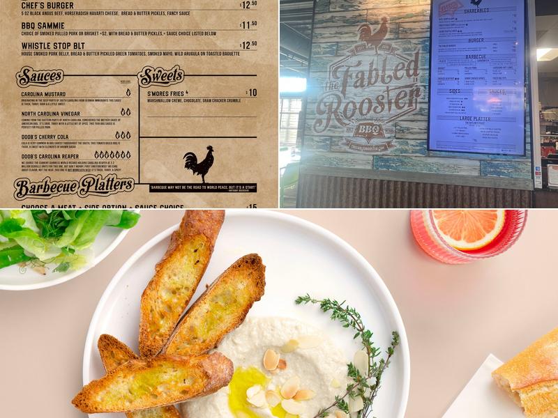 The Fabled Rooster Menu