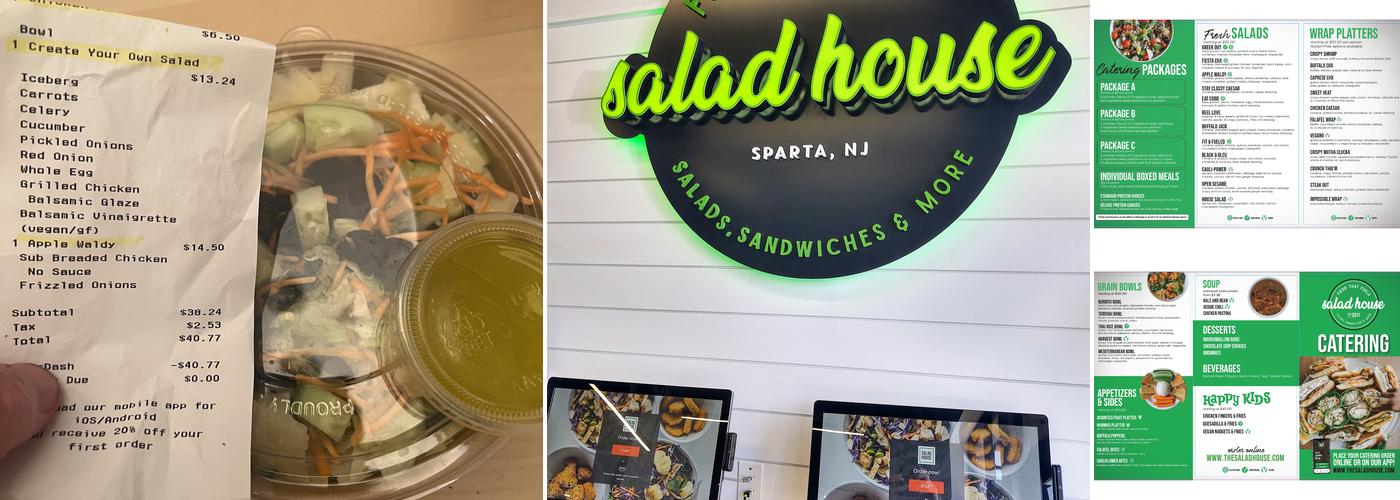 Salad House Menu