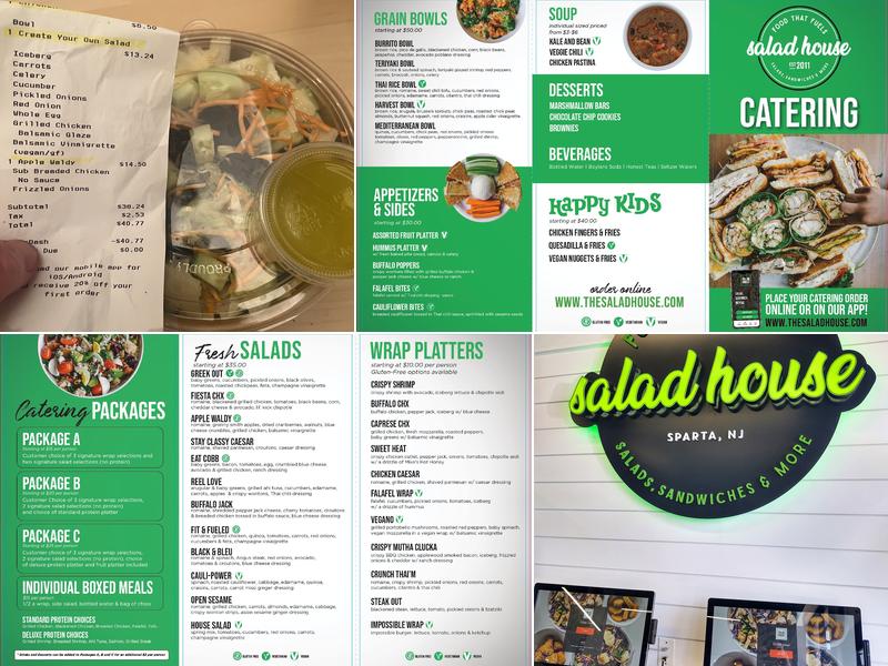 Salad House Menu