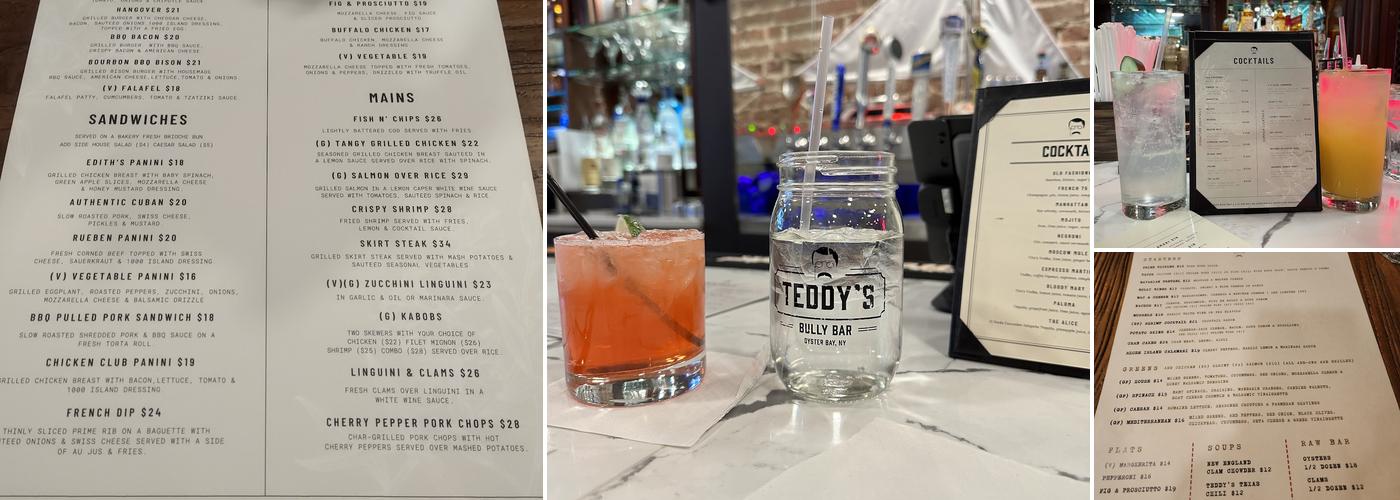 Teddy's Bully Bar Menu