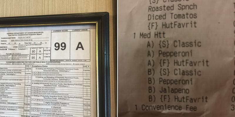 Pizza Hut Menu