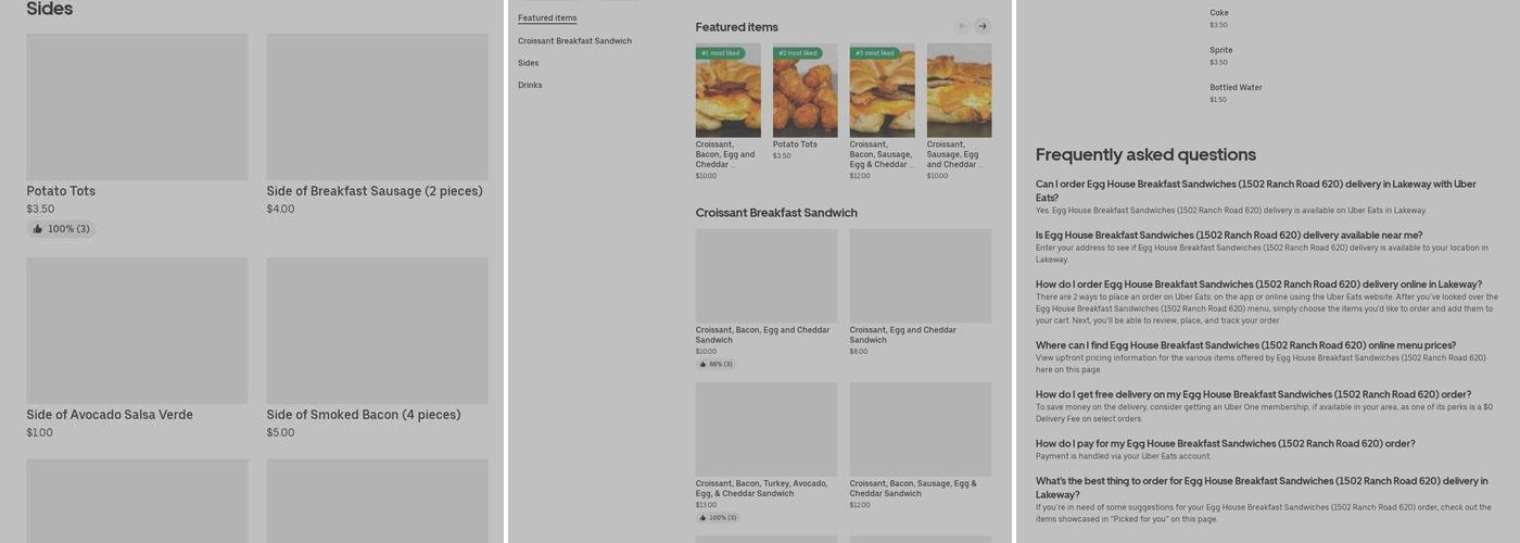 Ranch Burger Co. Menu
