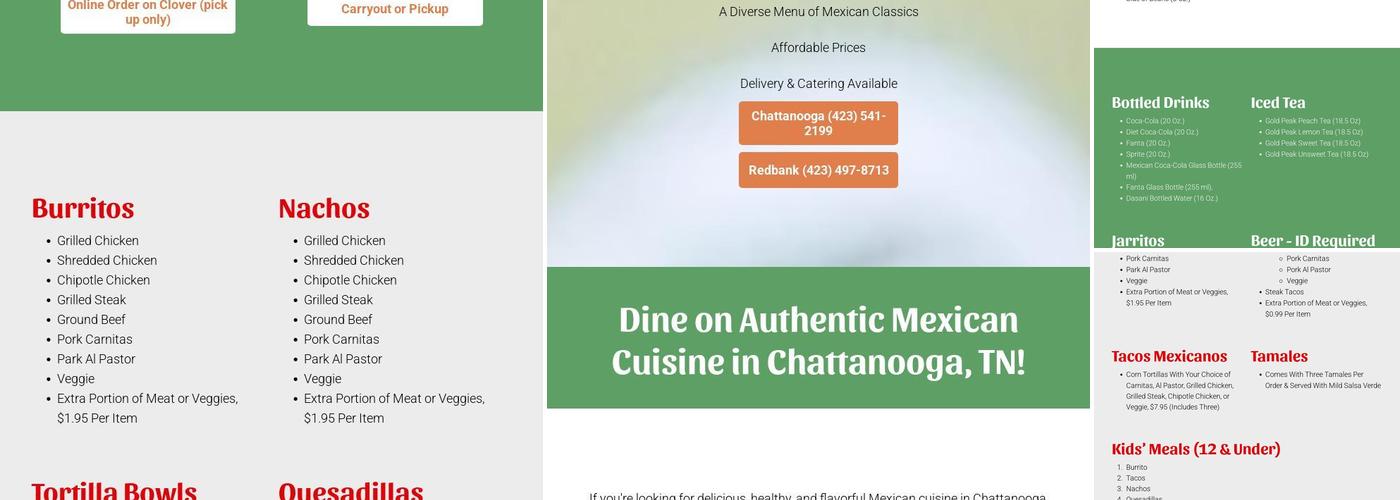 Mr Burrito Grill Menu