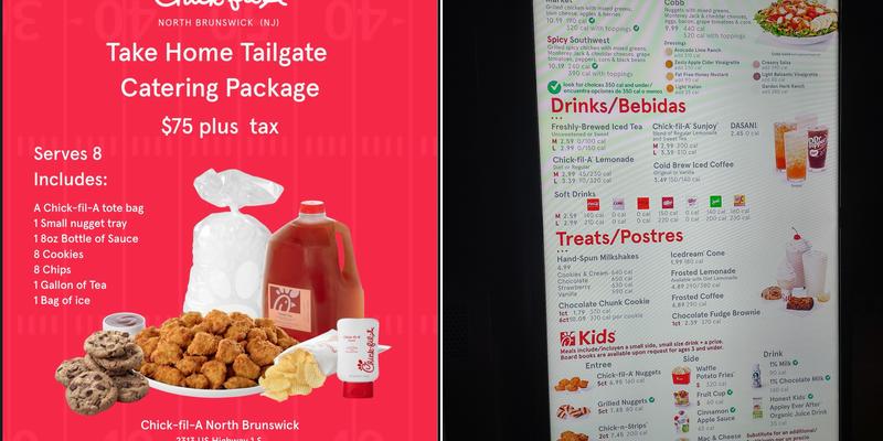 Chick-fil-A Menu