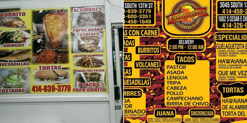 Guelaguetza Milwaukee Menu