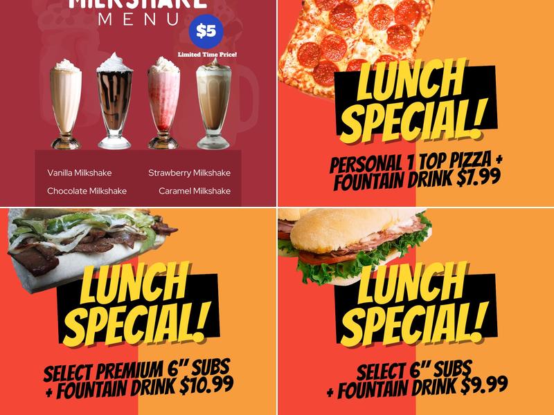 Original PJ's Pizza - Moundsville Menu