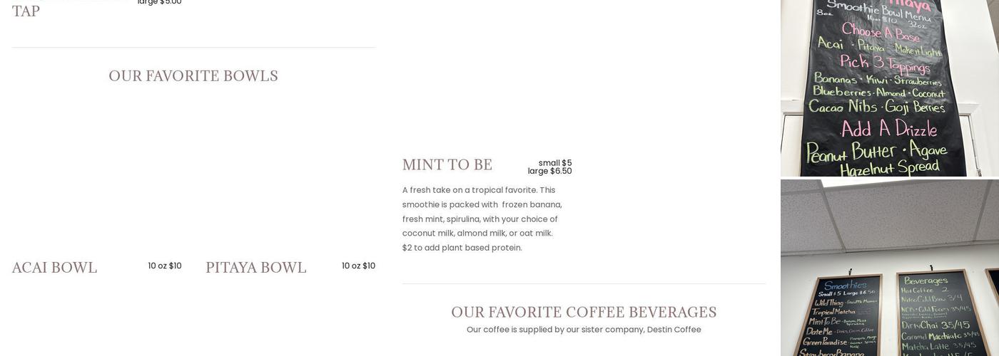 Roast'd Café Menu