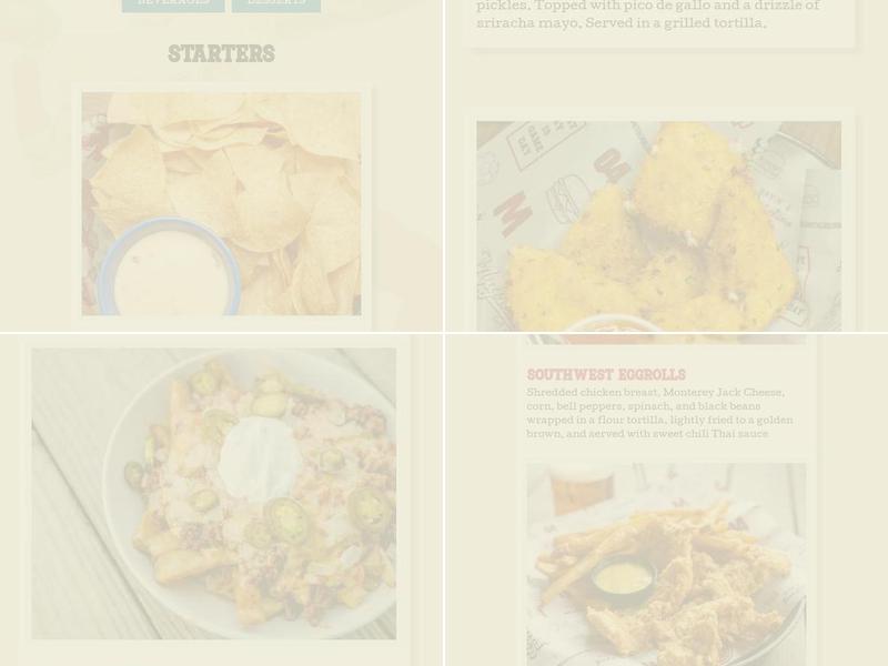 Mugshots Grill and Bar - Olive Branch, MS Menu